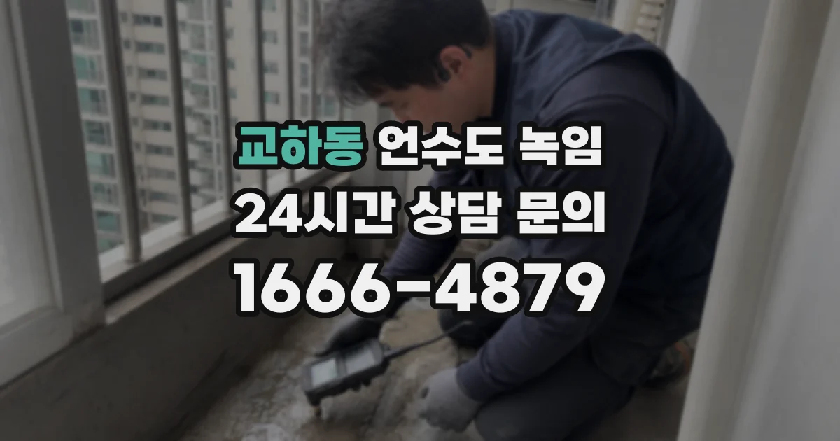 교하동 언수도 녹임
