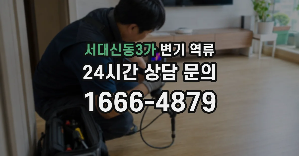 서대신동3가 변기 역류