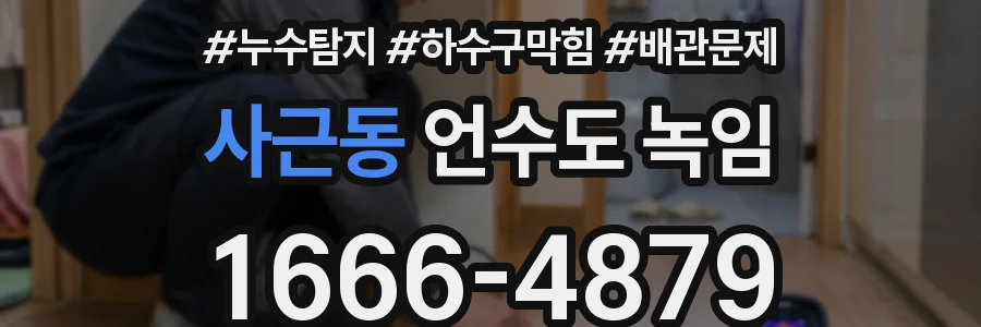 사근동 언수도 녹임