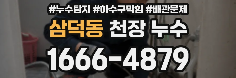 삼덕동 천장 누수