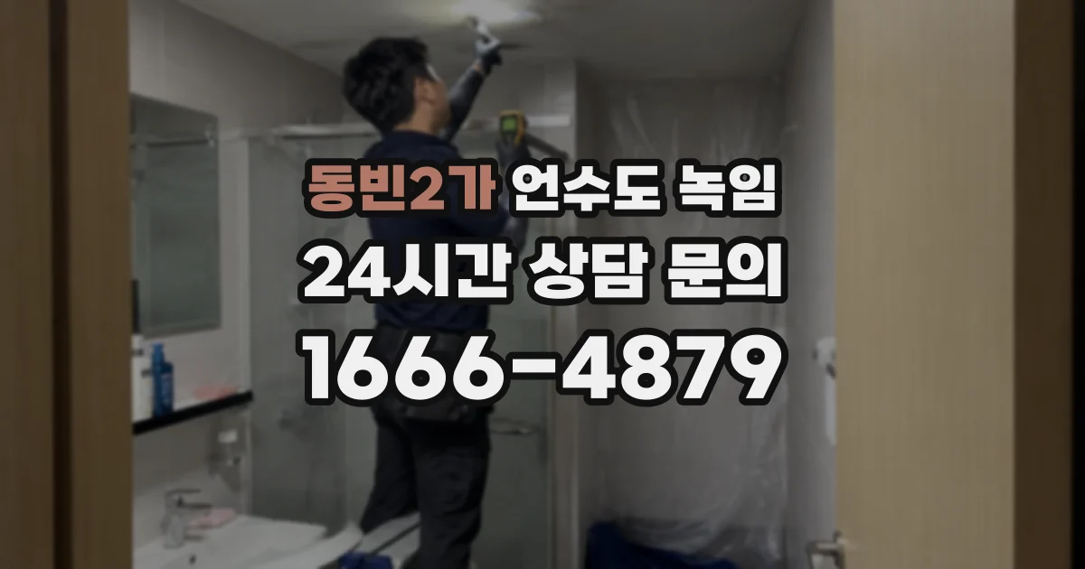 동빈2가 언수도 녹임