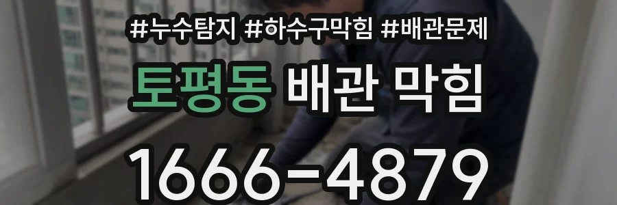 토평동 배관 막힘