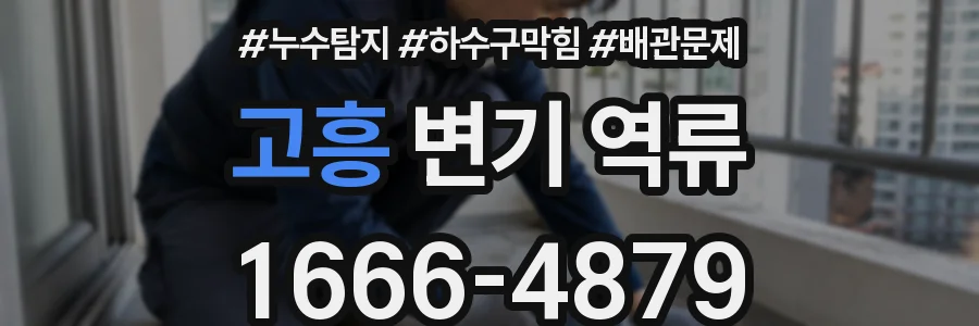 고흥 변기 역류