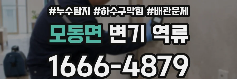 모동면 변기 역류