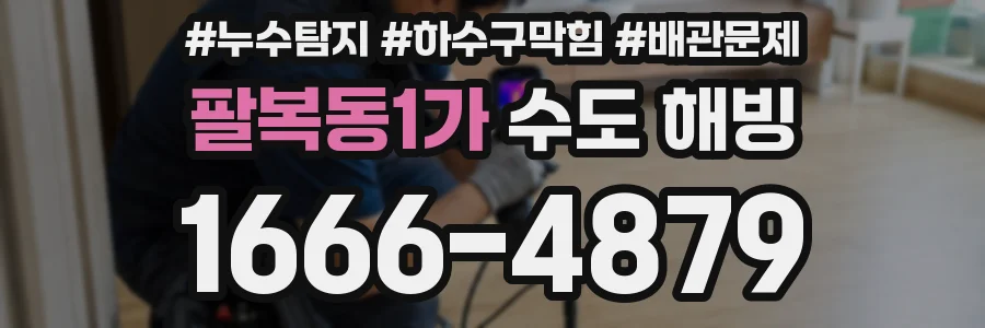 팔복동1가 수도 해빙