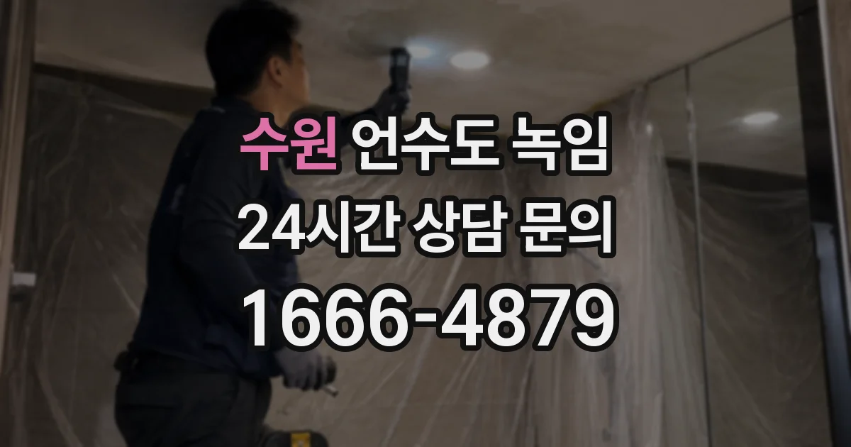 수원 언수도 녹임