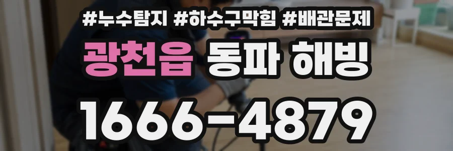 광천읍 동파 해빙
