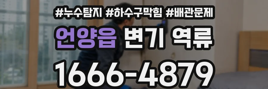 언양읍 변기 역류