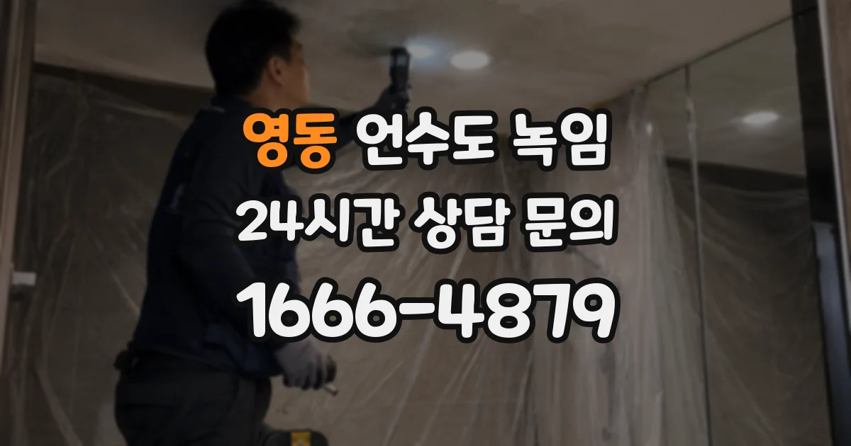 영동 언수도 녹임