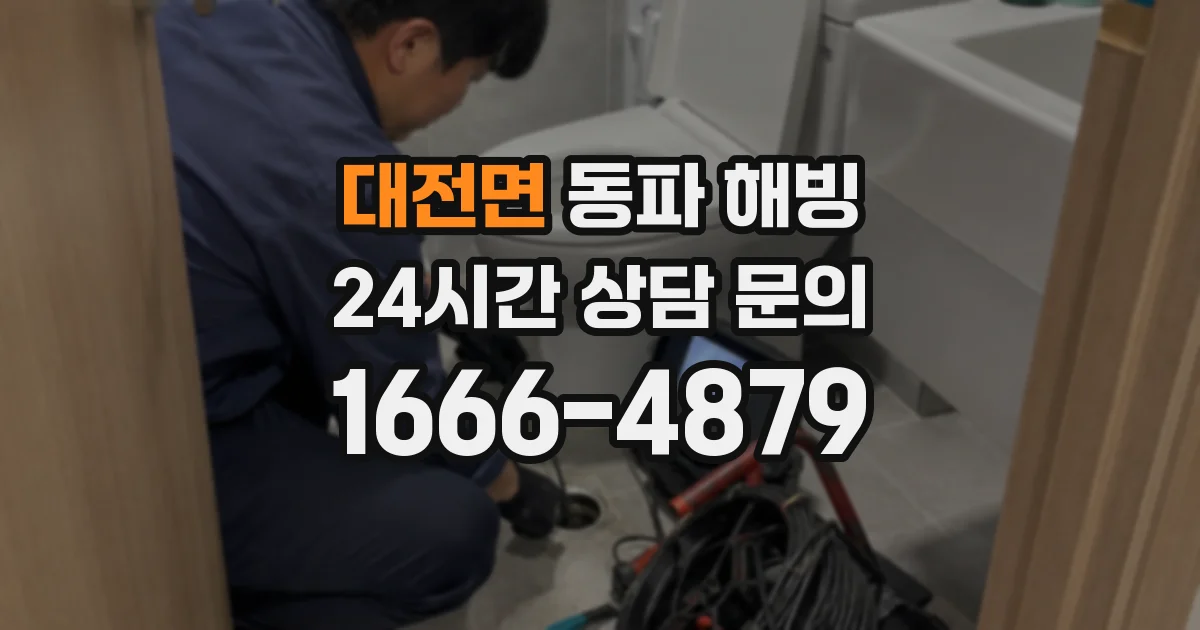 대전면 동파 해빙