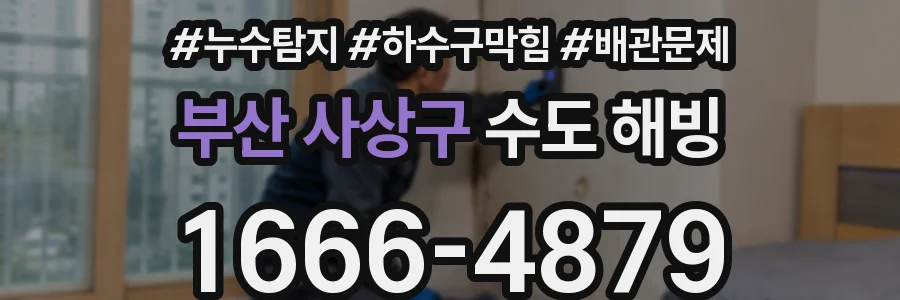 부산 사상구 수도 해빙