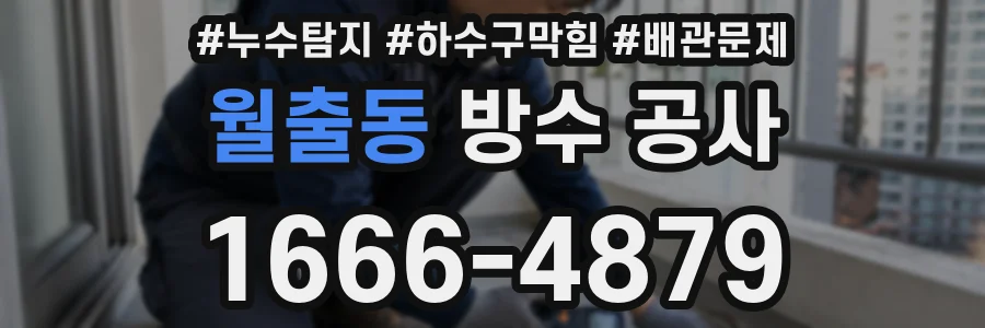 월출동 방수 공사