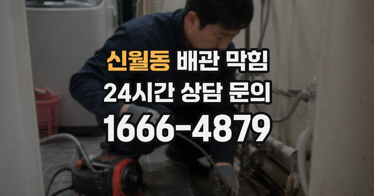 신월동 배관 막힘