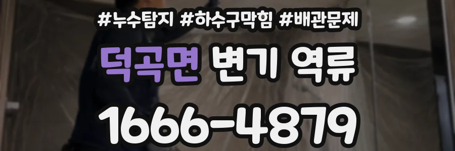 덕곡면 변기 역류