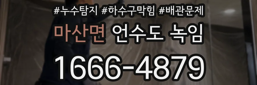 마산면 언수도 녹임