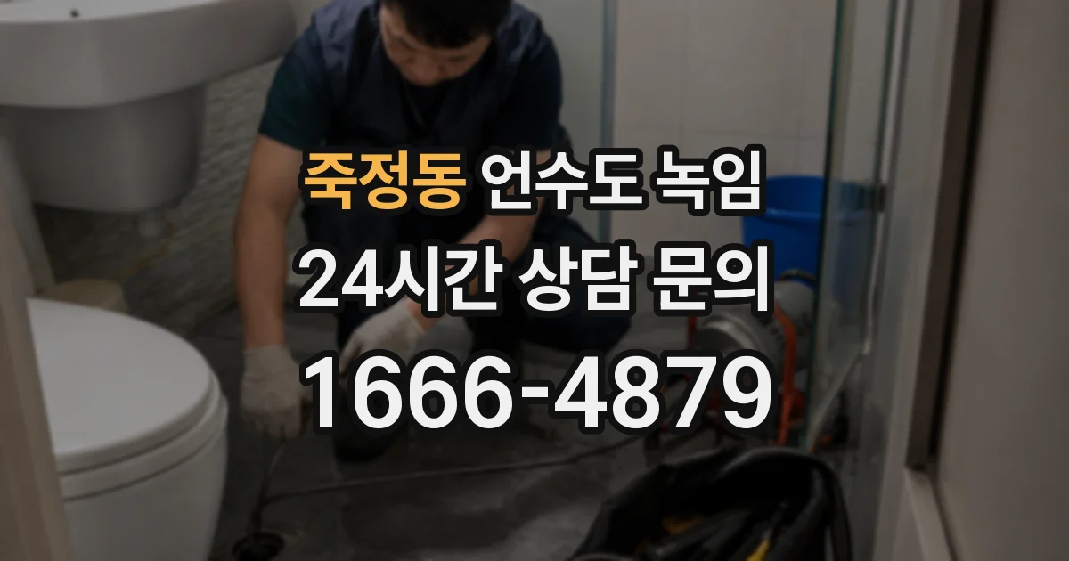 죽정동 언수도 녹임