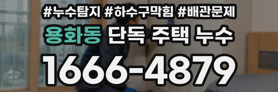 용화동 단독 주택 누수