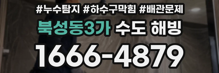 북성동3가 수도 해빙