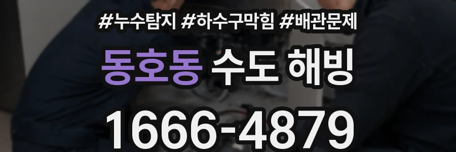 동호동 수도 해빙