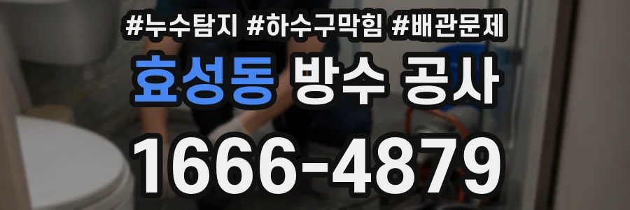 효성동 방수 공사