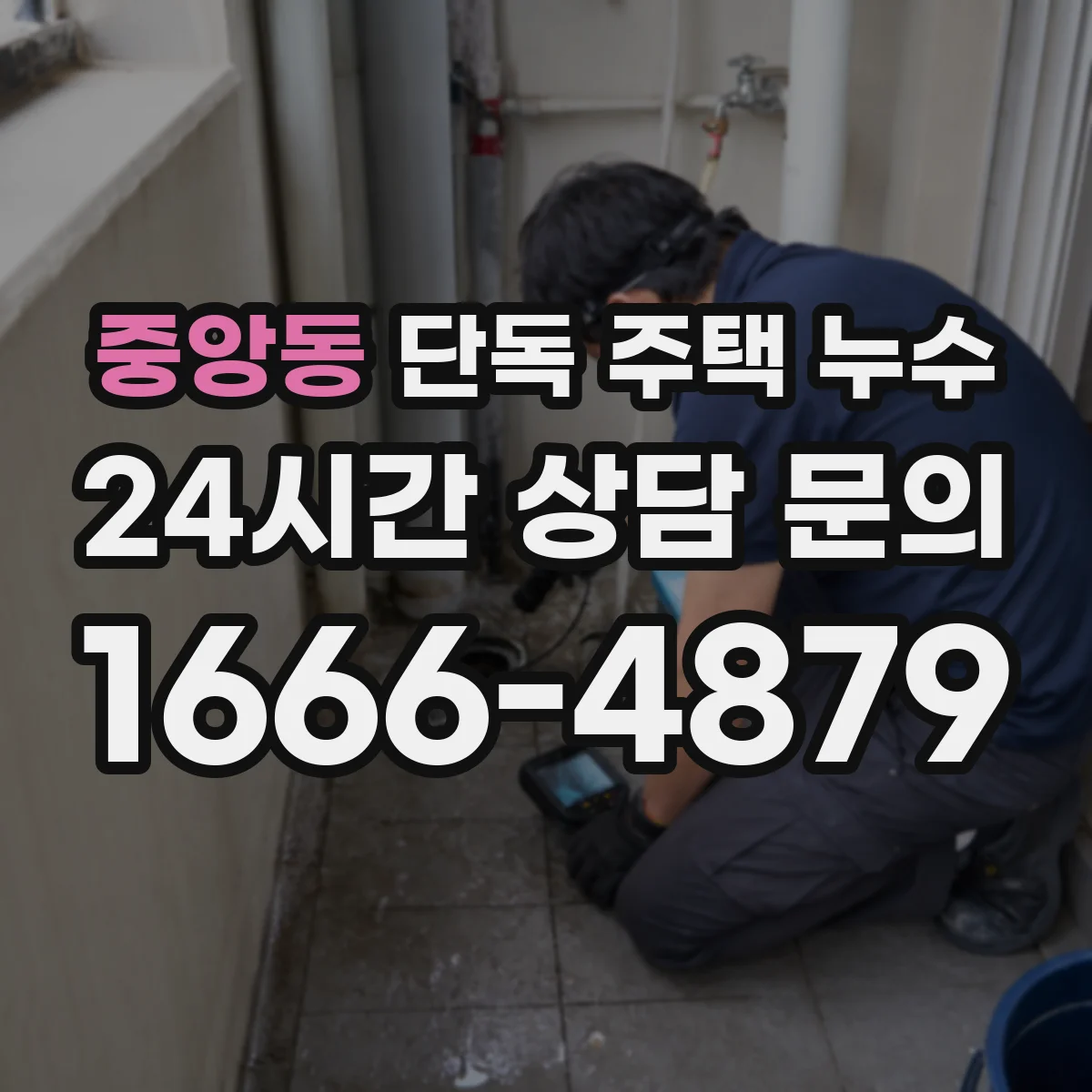 중앙동 단독 주택 누수