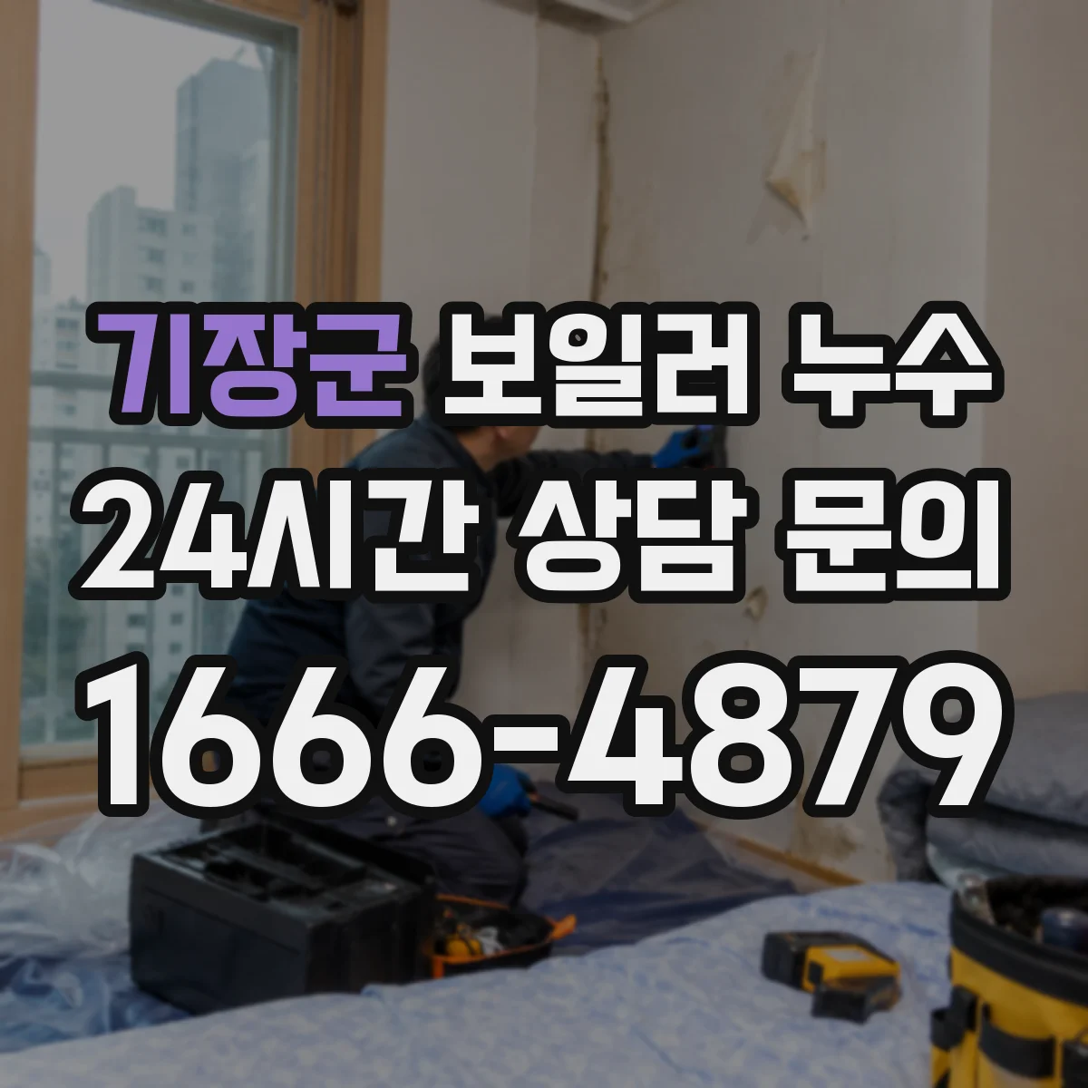 기장군 보일러 누수 응축수 배관 막힘이 부르는 2차 손상