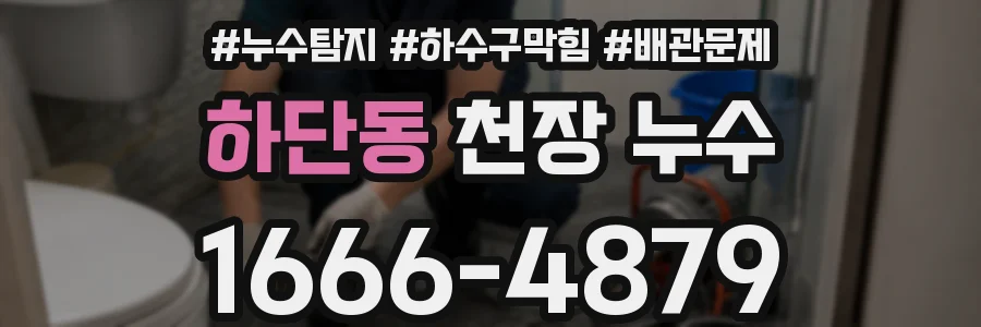 하단동 천장 누수