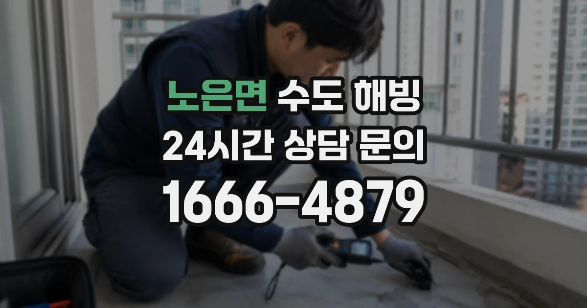 노은면 수도 해빙