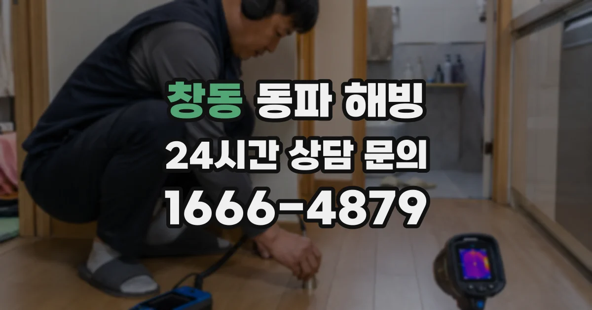 창동 동파 해빙