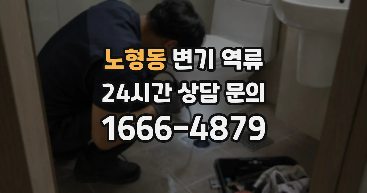 노형동 변기 역류