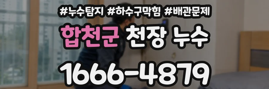 합천군 천장 누수
