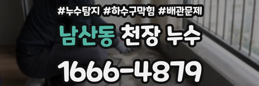 남산동 천장 누수