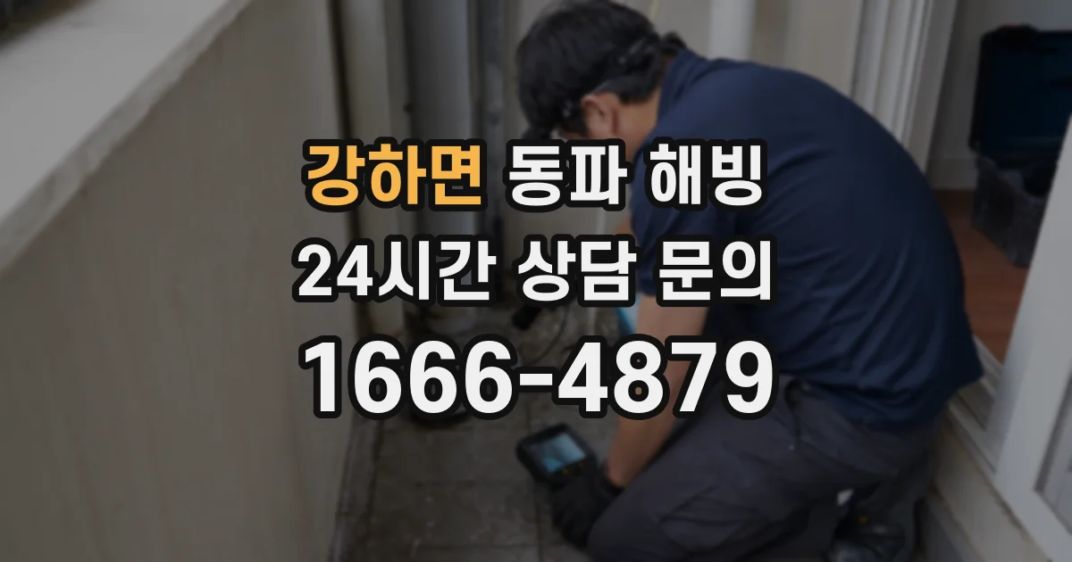 강하면 동파 해빙