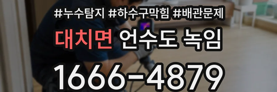 대치면 언수도 녹임