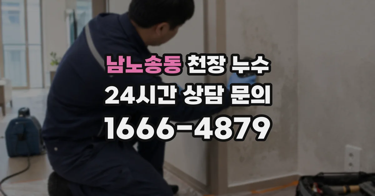 남노송동 천장 누수