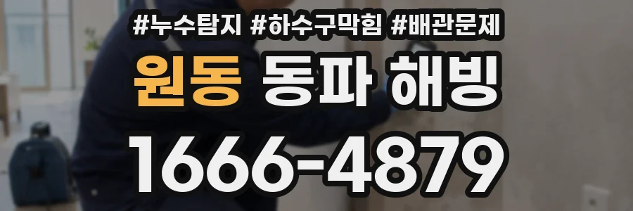 원동 동파 해빙