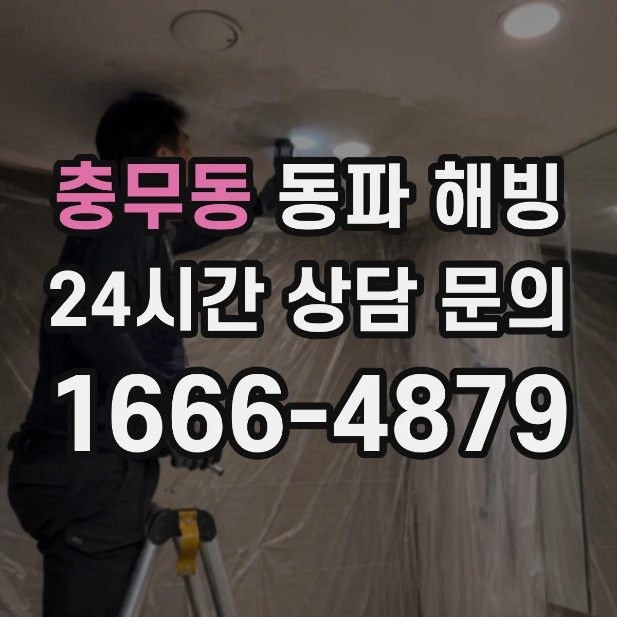 충무동 동파 해빙