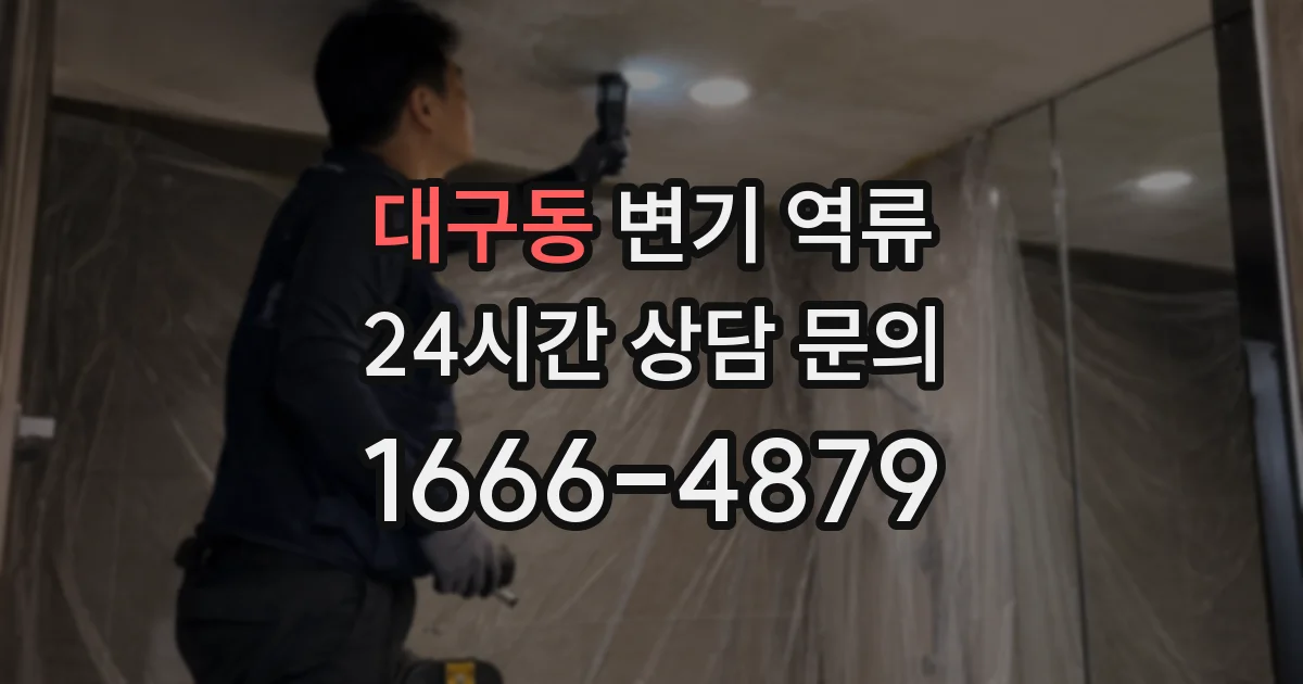 대구동 변기 역류