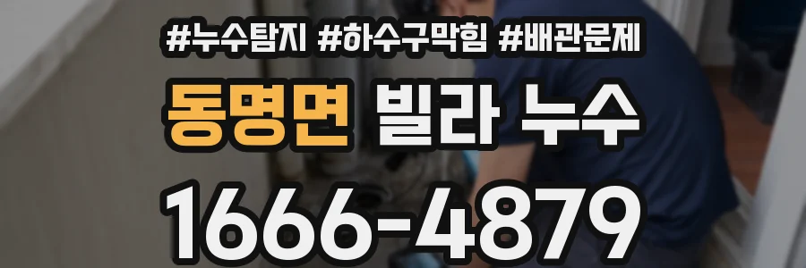 동명면 빌라 누수
