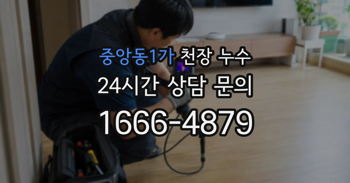 중앙동1가 천장 누수