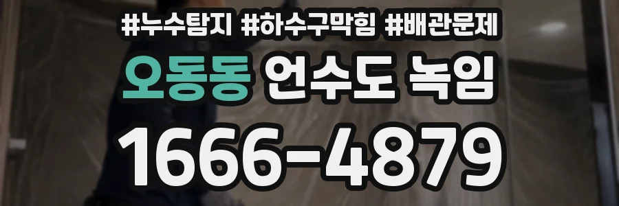 오동동 언수도 녹임