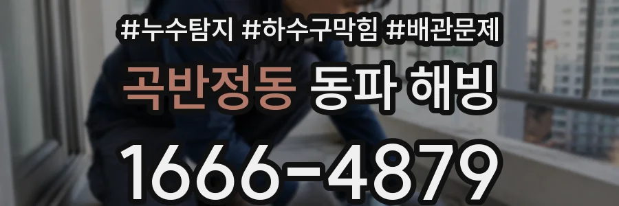 곡반정동 동파 해빙