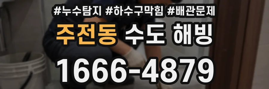 주전동 수도 해빙