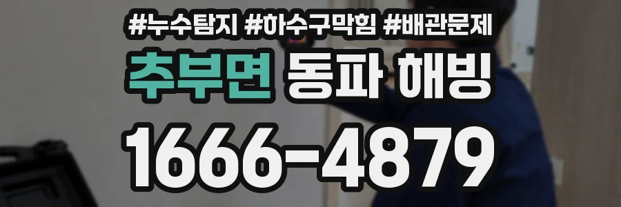 추부면 동파 해빙