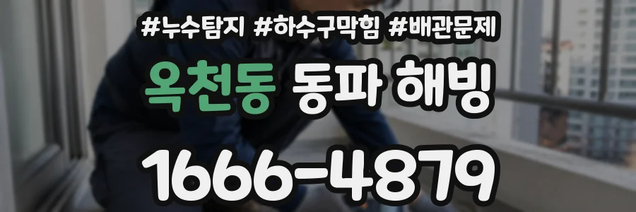 옥천동 동파 해빙