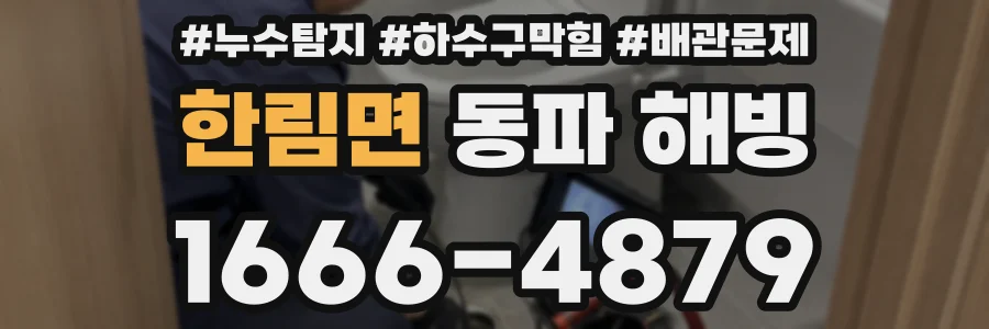 한림면 동파 해빙