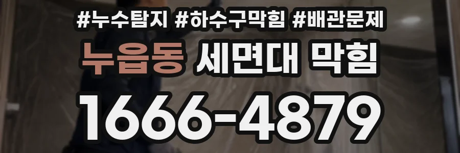 누읍동 세면대 막힘