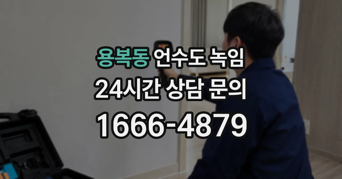 용복동 언수도 녹임