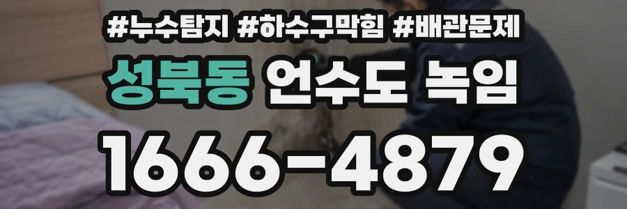 성북동 언수도 녹임
