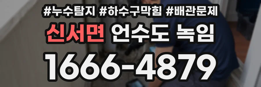 신서면 언수도 녹임